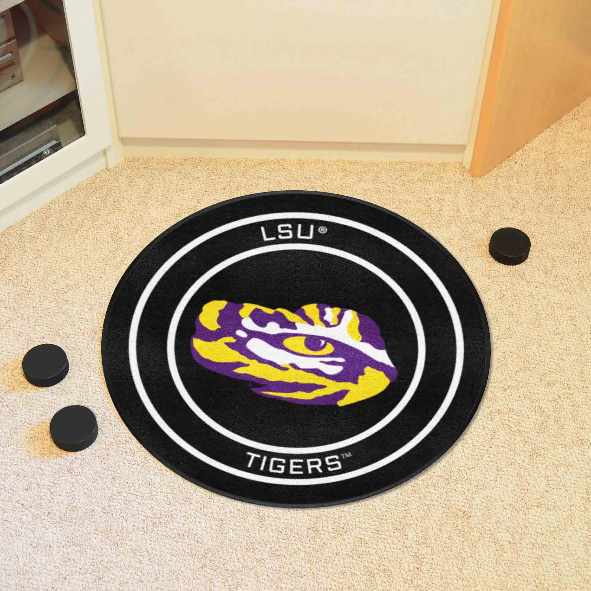 LSU Puck Mat