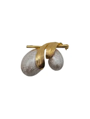 Lustre Cascade Vintage Brooch