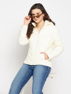 Madame Off-White Quilted Jacket