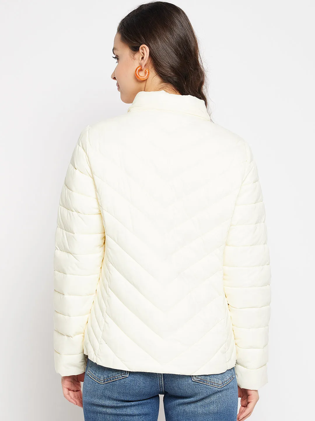 Madame Off-White Quilted Jacket