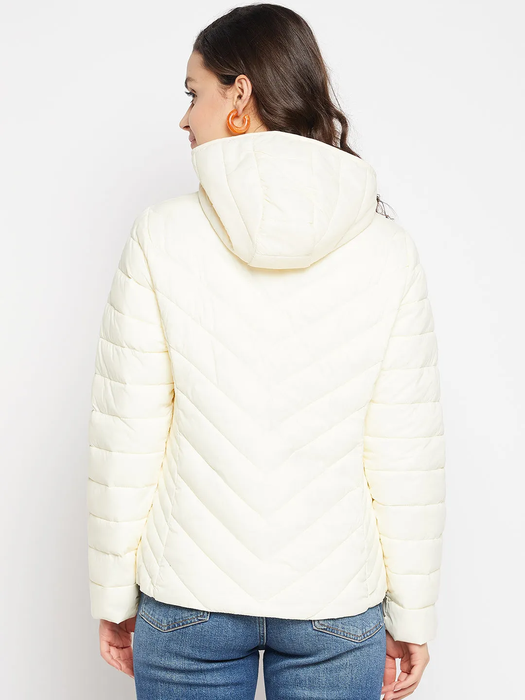 Madame Off-White Quilted Jacket