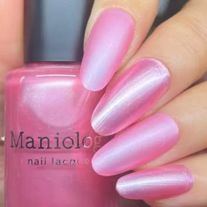 Maniology - Stamping Nail Polish - Silk and Satin (P174) - Pink Pearl