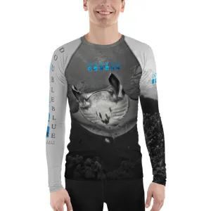 Manta Rays in Yap Doubleblue Men's Rash Guard