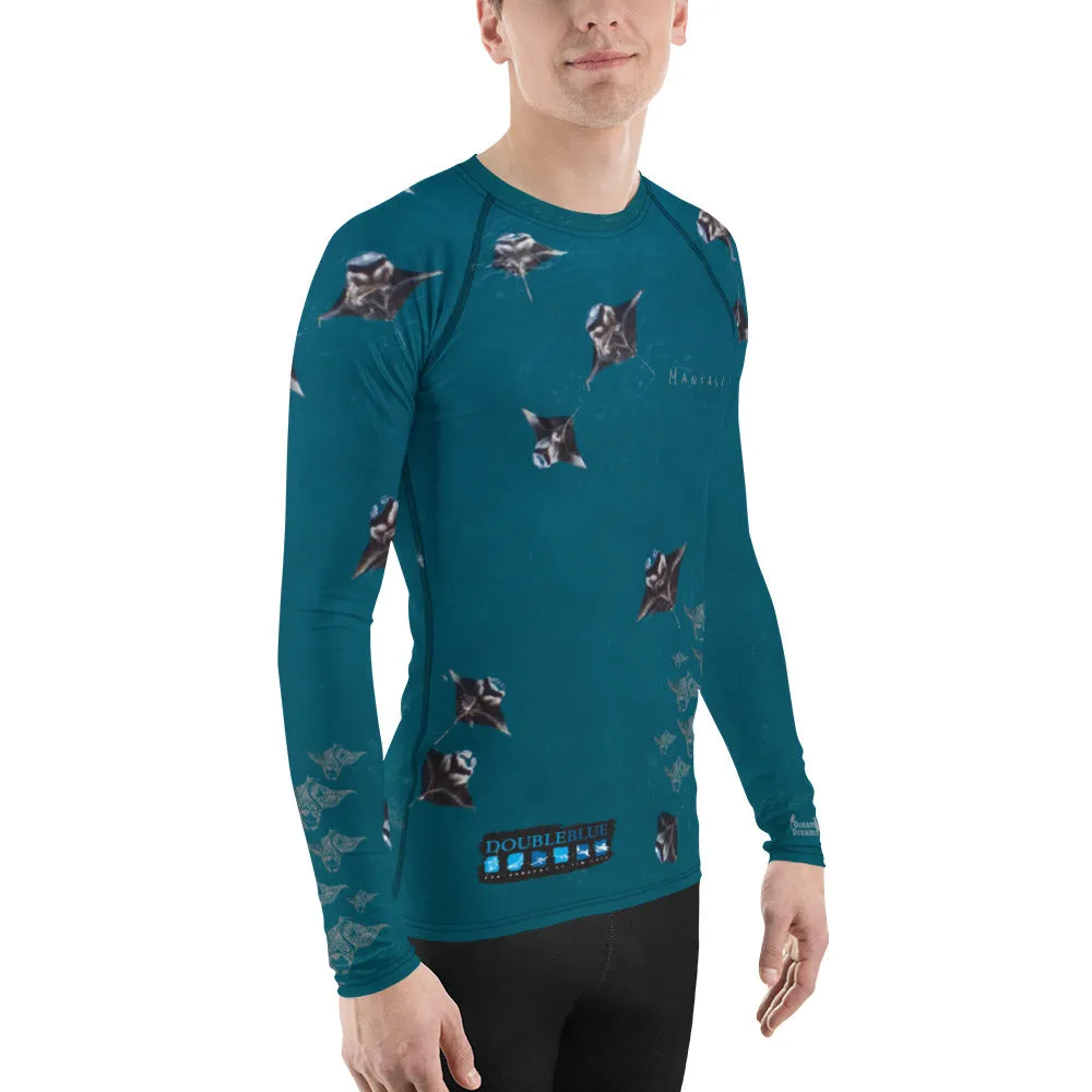 Mantas!! Men's Rash Guard
