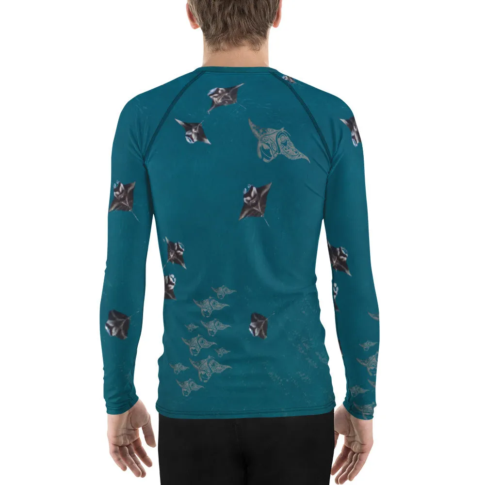 Mantas!! Men's Rash Guard