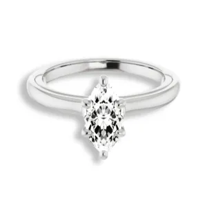 Marquise Diamond Solitaire Engagement Ring