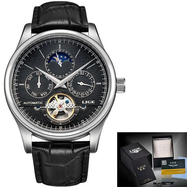 Men's Retro Style Leather Watch