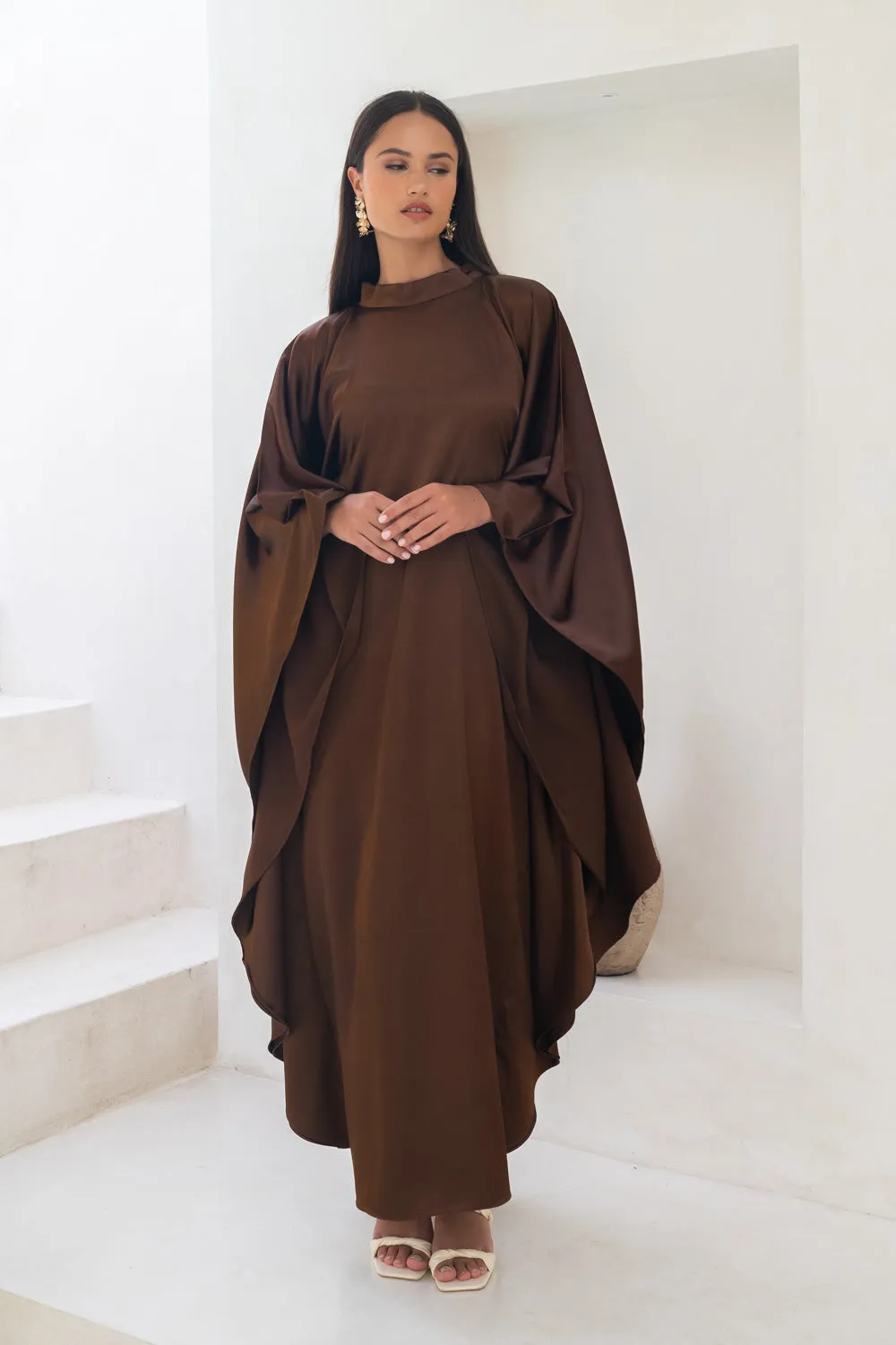 Mocha Veil Kaftan