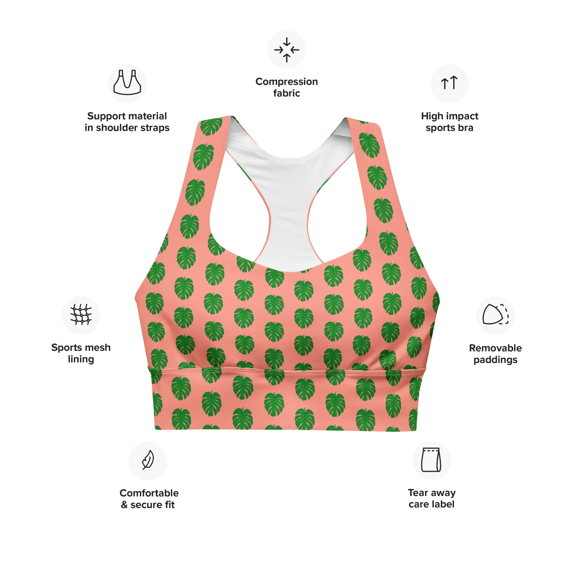 Monstera Sports Bra