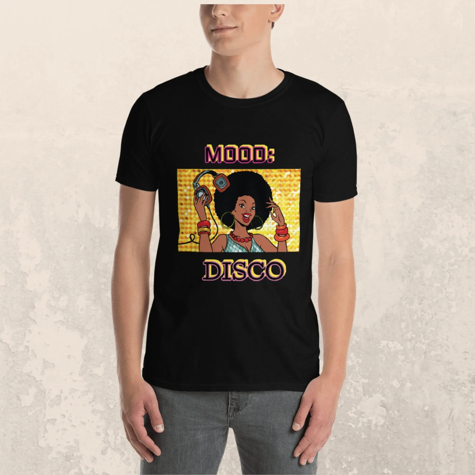 Mood: Disco  Short Sleeve Unisex T-Shirt