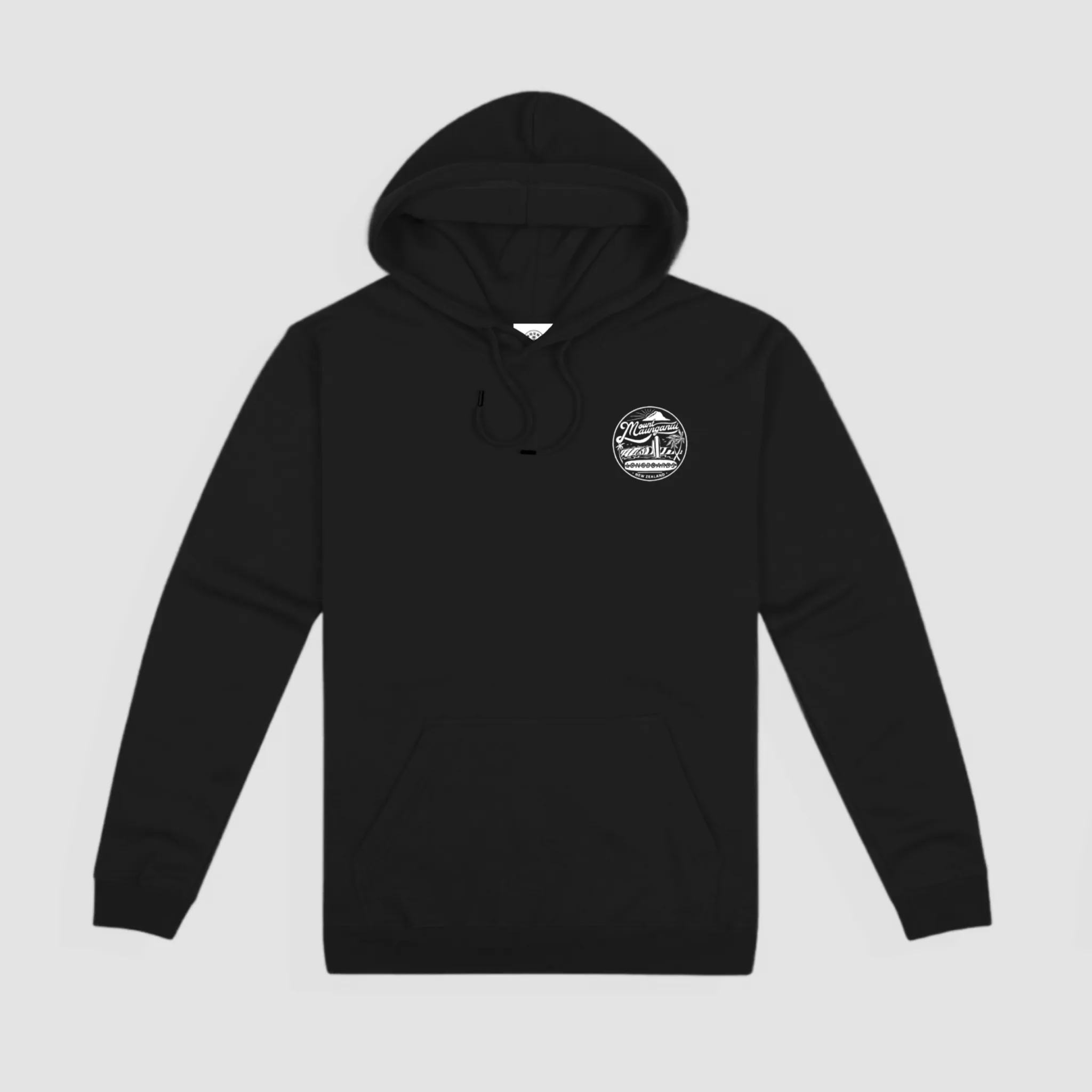 Mount Retro Hoodie - Black