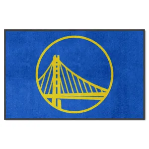NBA - Golden State Warriors 4X6 Logo Mat - Landscape