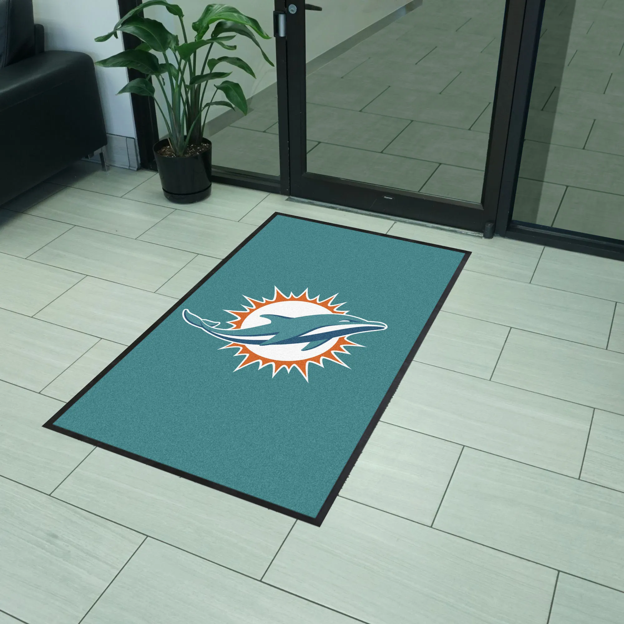 NFL - Miami Dolphins 3X5 Logo Mat - Portrait