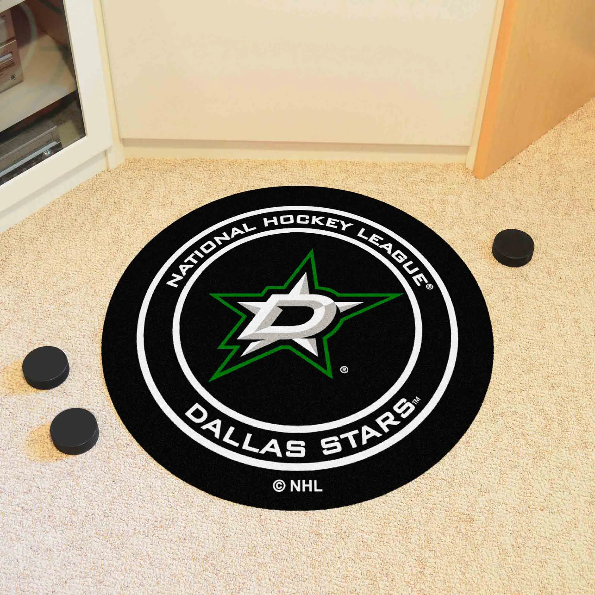 NHL - Dallas Stars Puck Mat