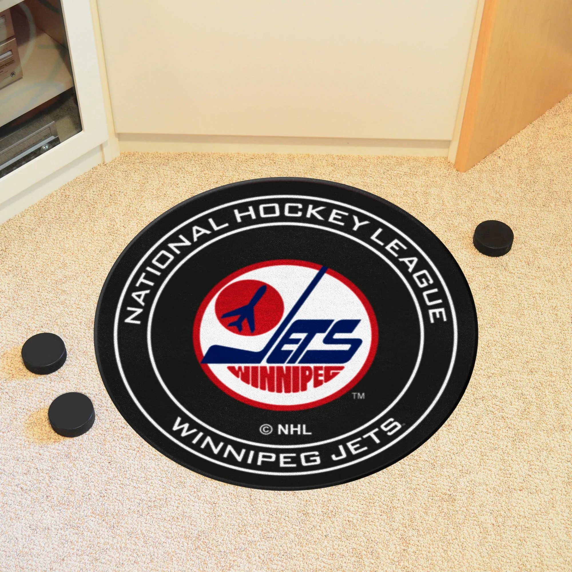 NHLV - Winnipeg Jets Puck Mat