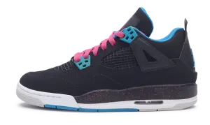 Nike Jordan 4 Retro Black Vivid Pink 2012 GS (487724-019) Youth Size 4Y-7Y