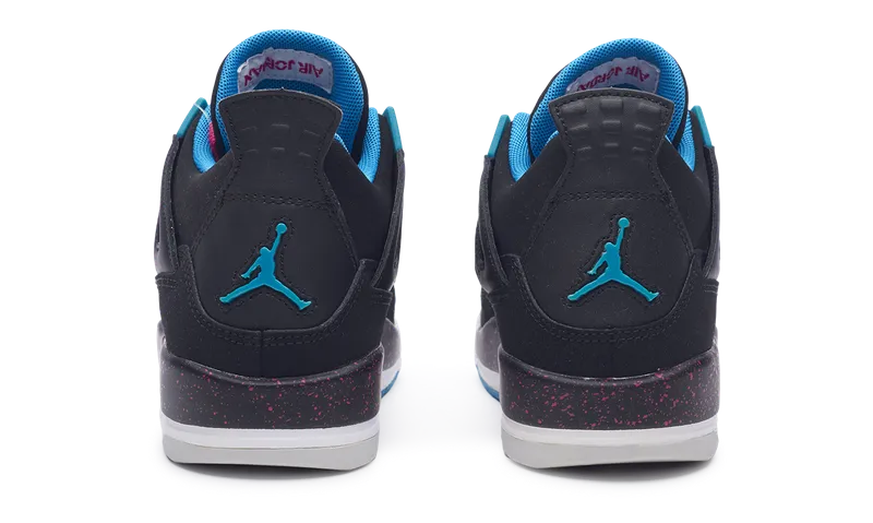 Nike Jordan 4 Retro Black Vivid Pink 2012 GS (487724-019) Youth Size 4Y-7Y