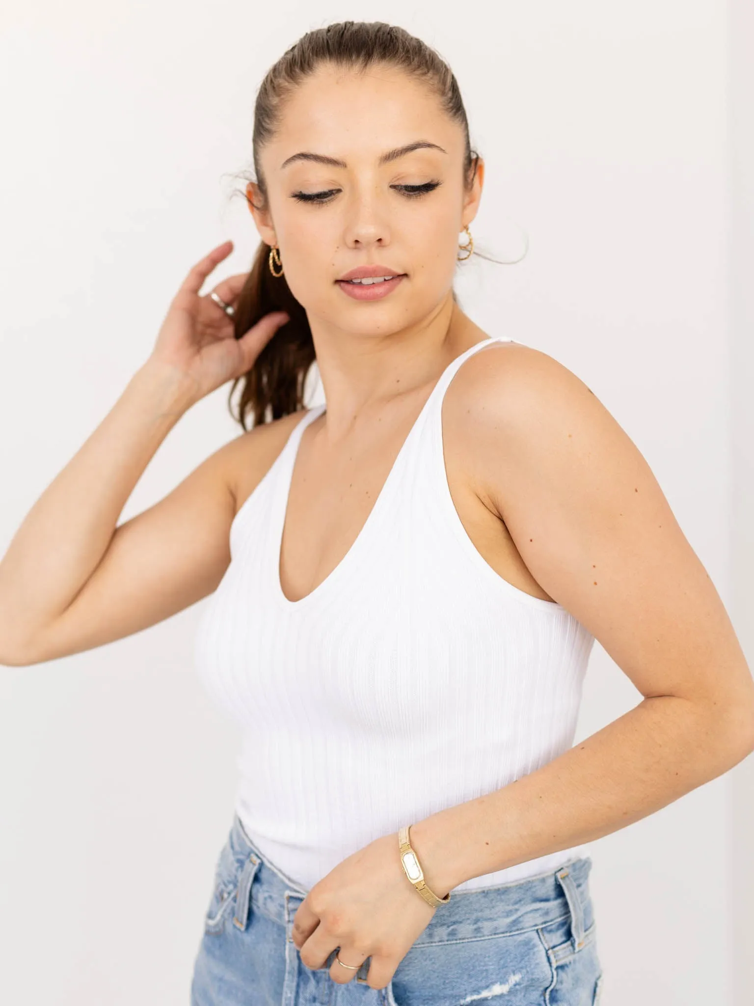 NIKIBIKI Wide Rib Tank Top