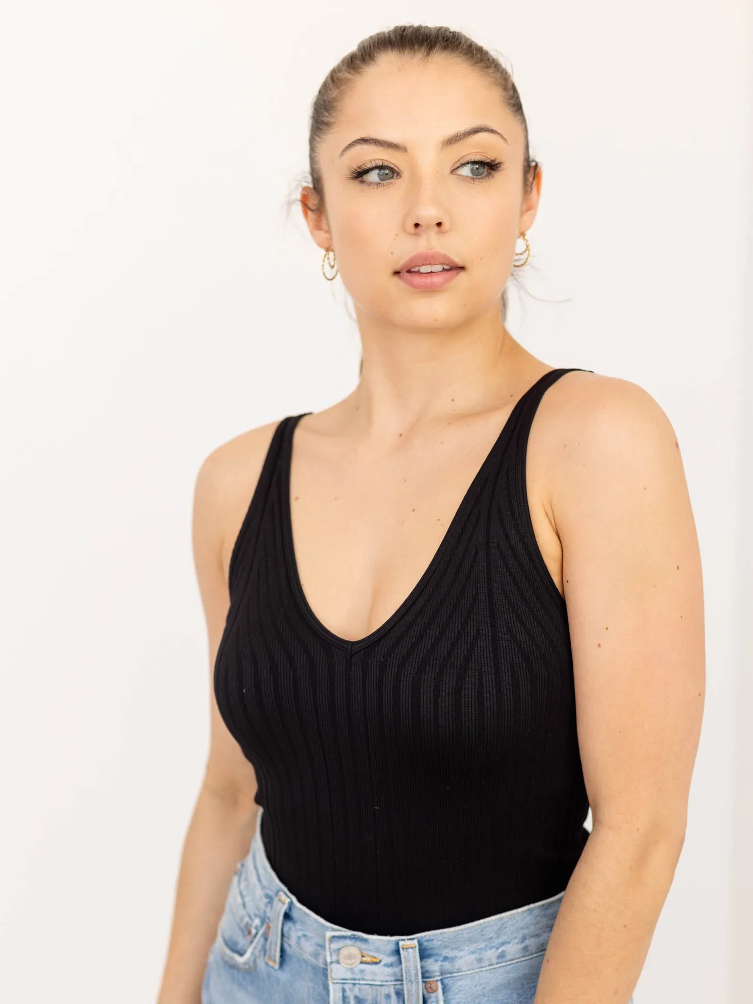 NIKIBIKI Wide Rib Tank Top