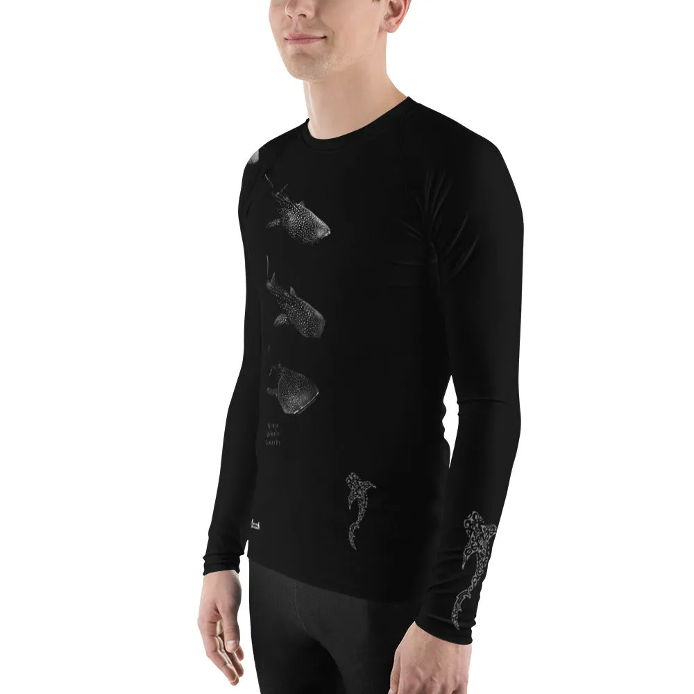 Ninja Whale Sharks Men's Rash Guard