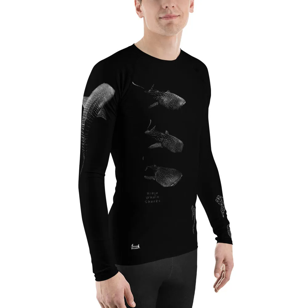 Ninja Whale Sharks Men's Rash Guard