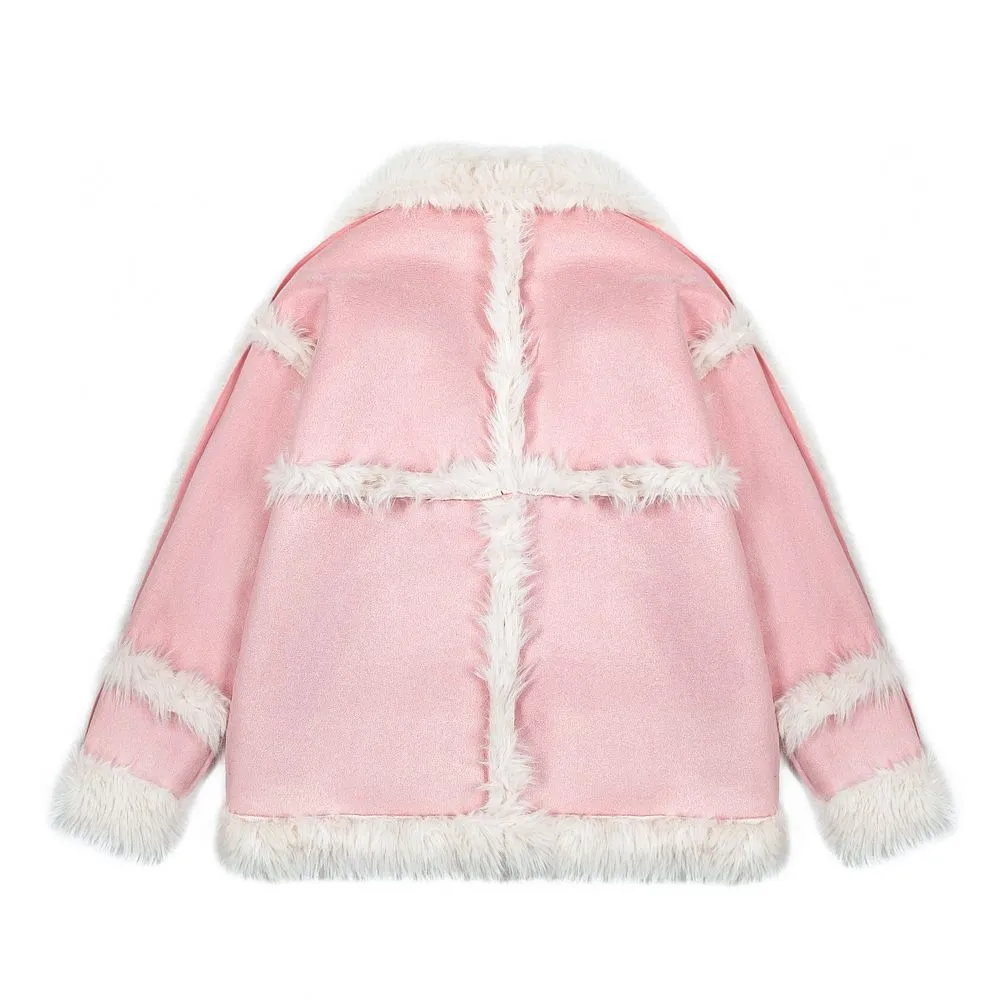 【NOW TREND】 Fur Collar Pocket Coat
