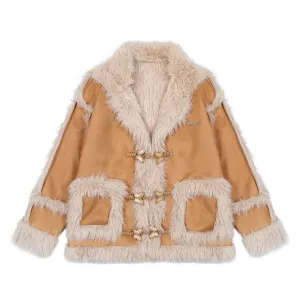【NOW TREND】 Fur Collar Pocket Coat