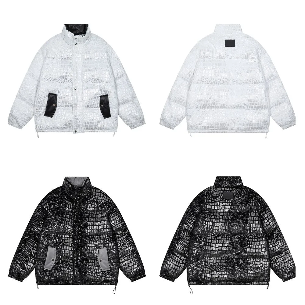 【NOW TREND】Reflective Shiny Leather Coat