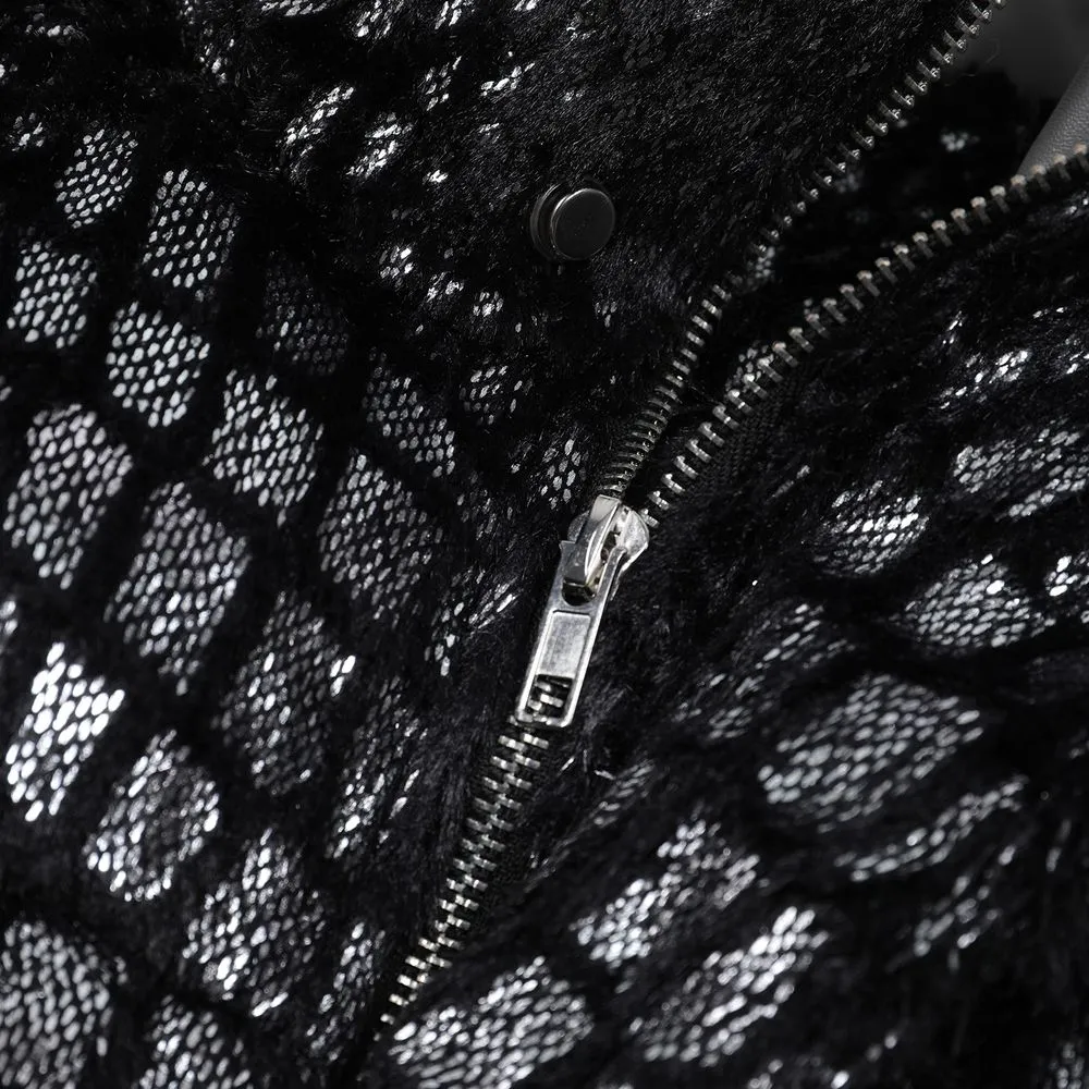 【NOW TREND】Reflective Shiny Leather Coat