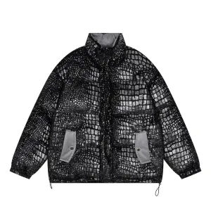 【NOW TREND】Reflective Shiny Leather Coat