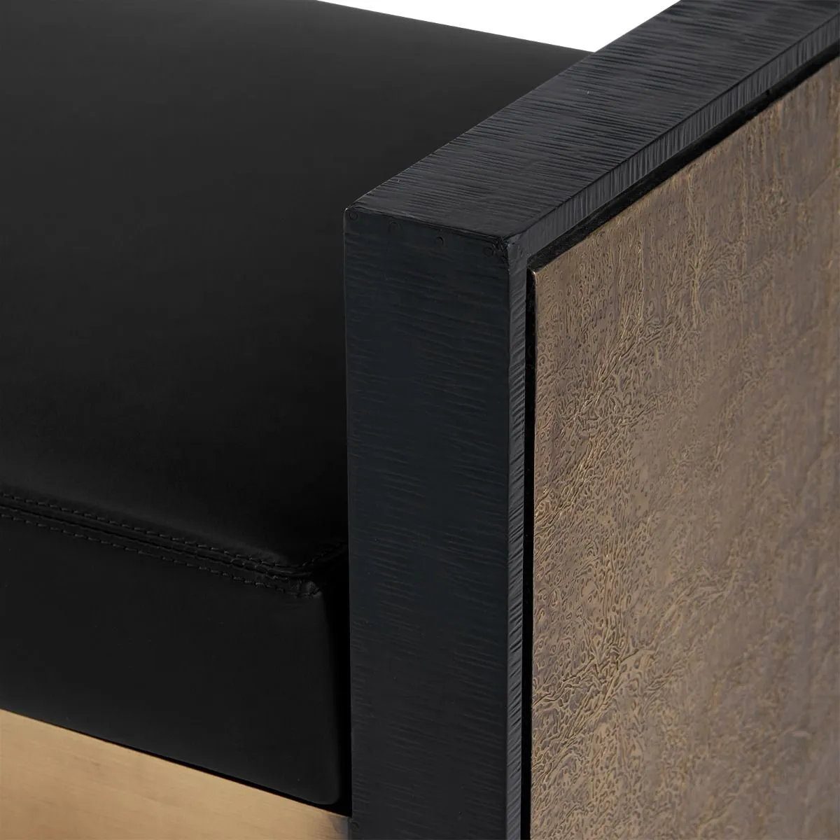 Odeon Large Bench/Coffee Table Cushion / Black