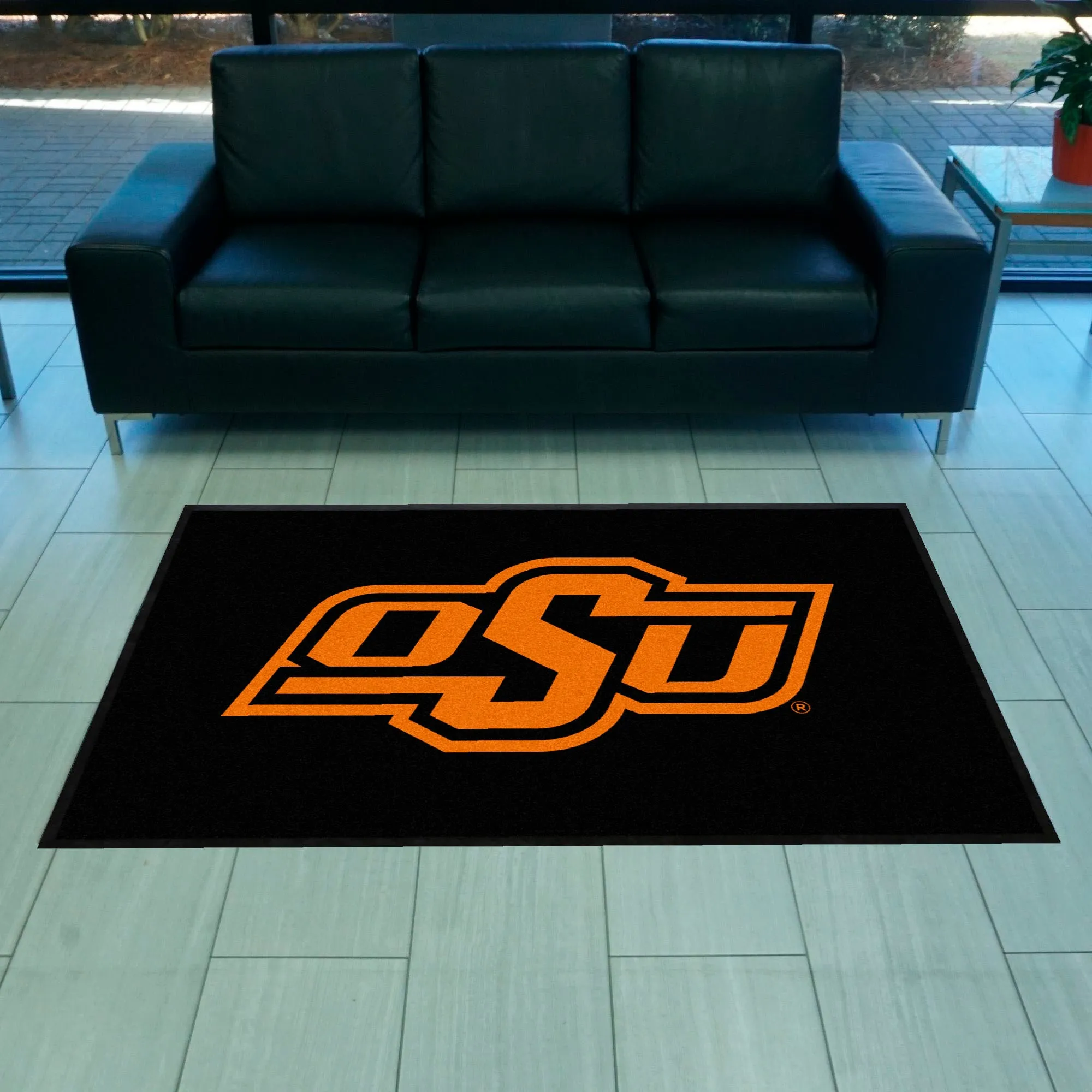 Oklahoma State University 4X6 Logo Mat - Landscape