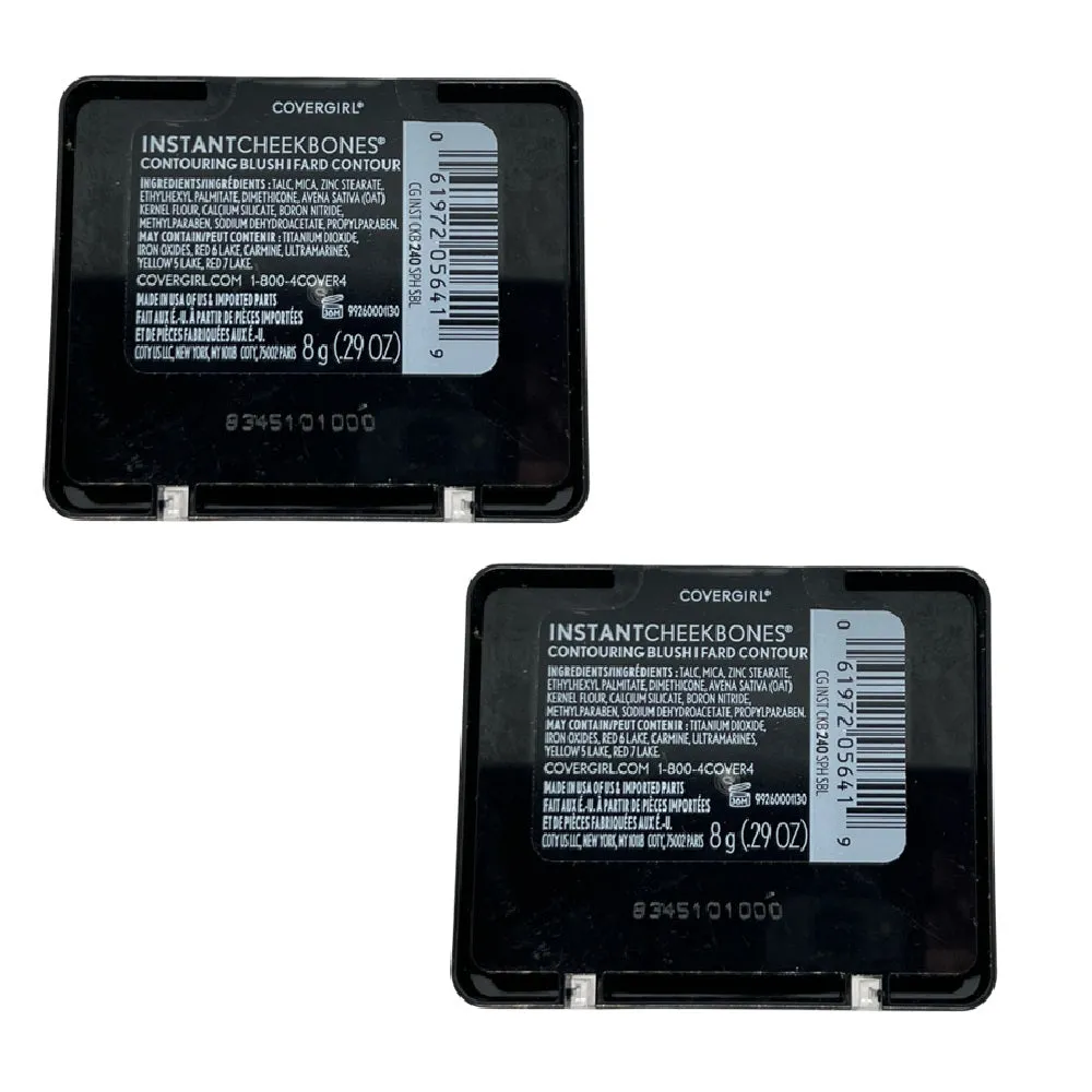 Pack of 2 CoverGirl Instant Cheekbones Contouring Blush, Sophisticated Sable 240
