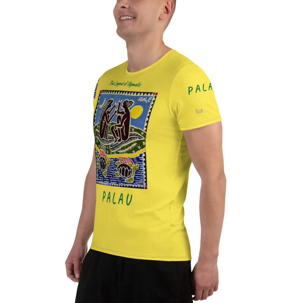 Palau Legends - Legend of Ngemelis -All-Over Print Men's Athletic T-shirt