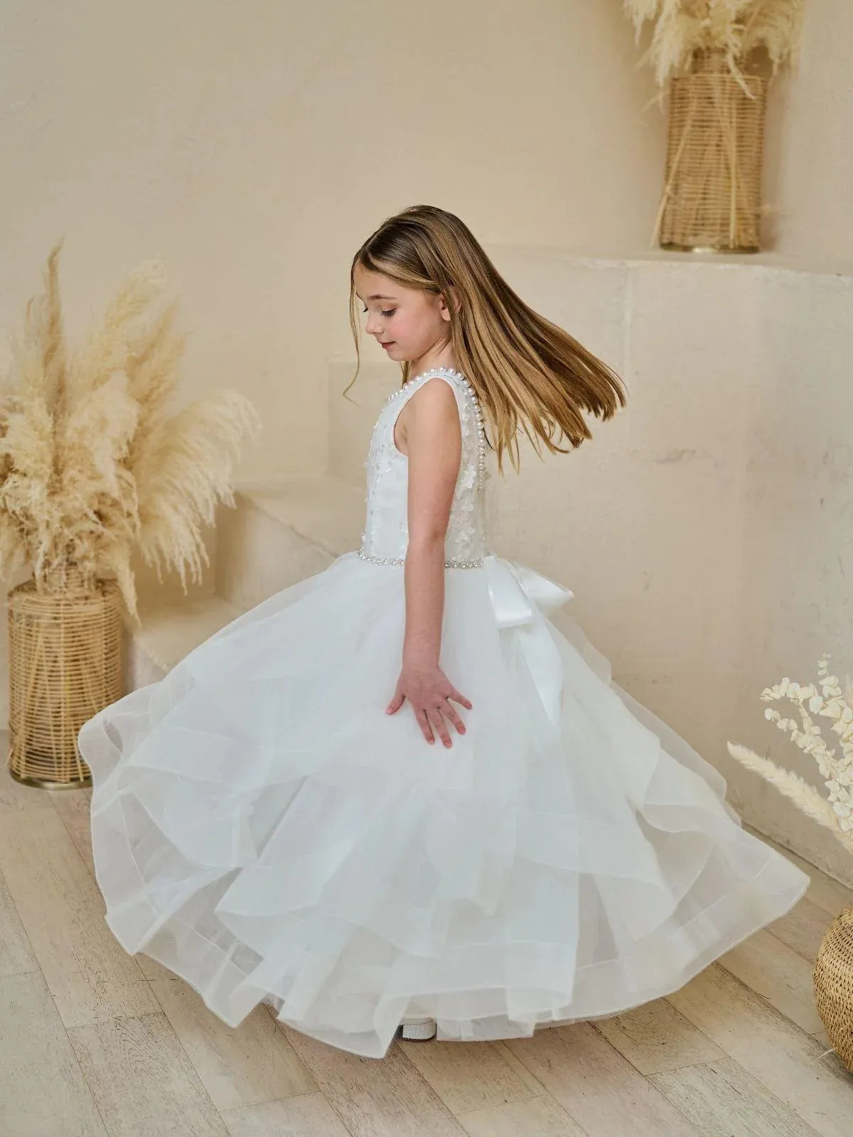 Pearl Horsehair Dress ES160