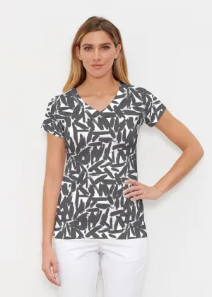 Pick Up Sticks (14300) ~ Signature Cap Sleeve V-Neck Shirt