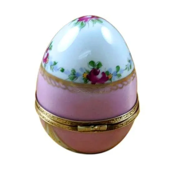 Pink Egg with Flowers