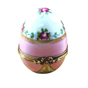 Pink Egg with Flowers