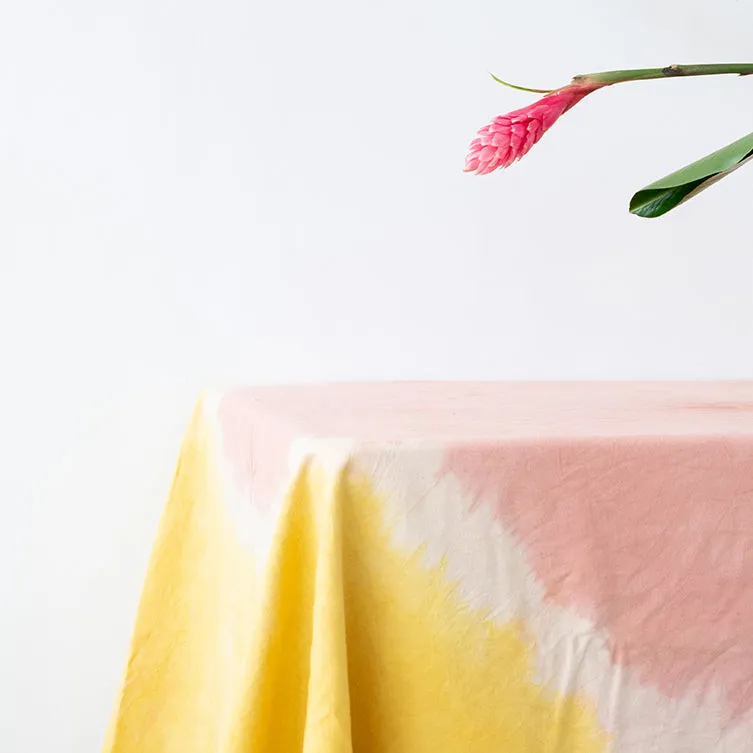 Pink Sun Tablecloth