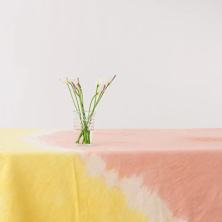 Pink Sun Tablecloth