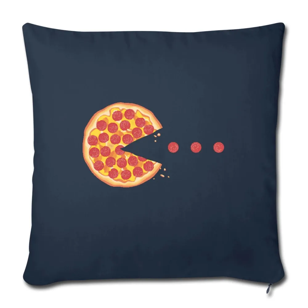 Pizza-Man Throw Pillow Cover