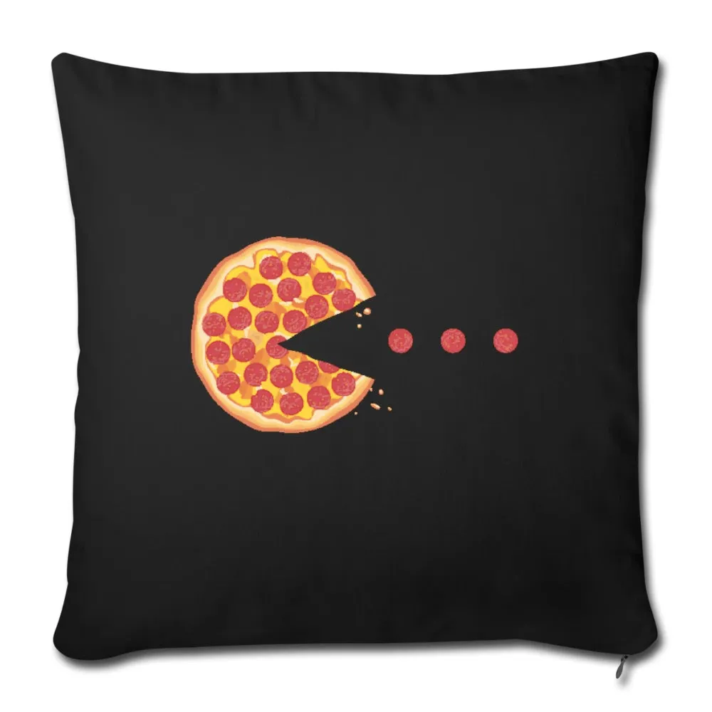Pizza-Man Throw Pillow Cover