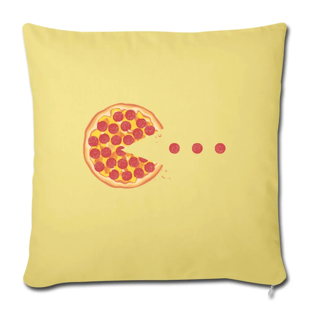 Pizza-Man Throw Pillow Cover