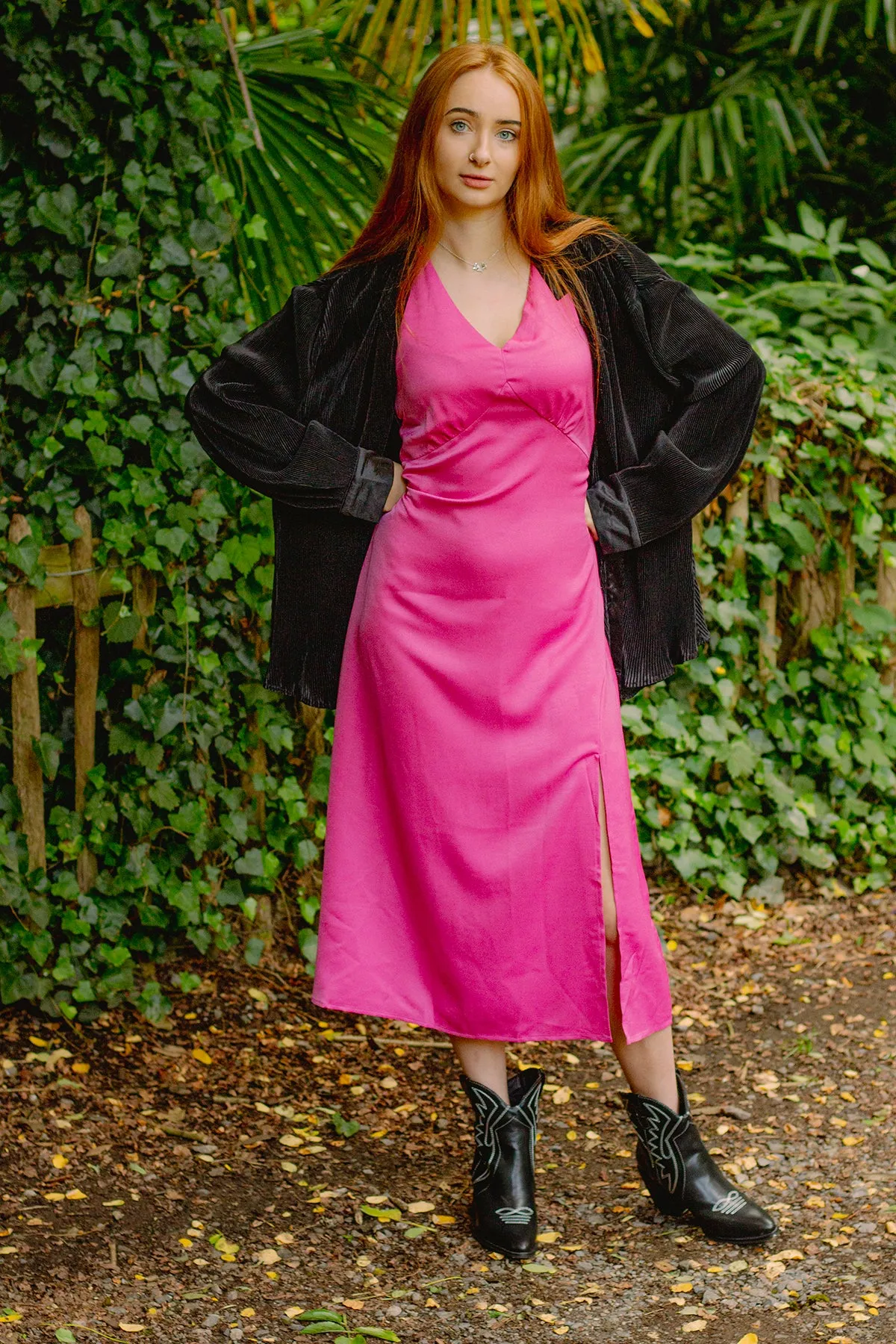 Plisse Pleat Satin Look Shirt