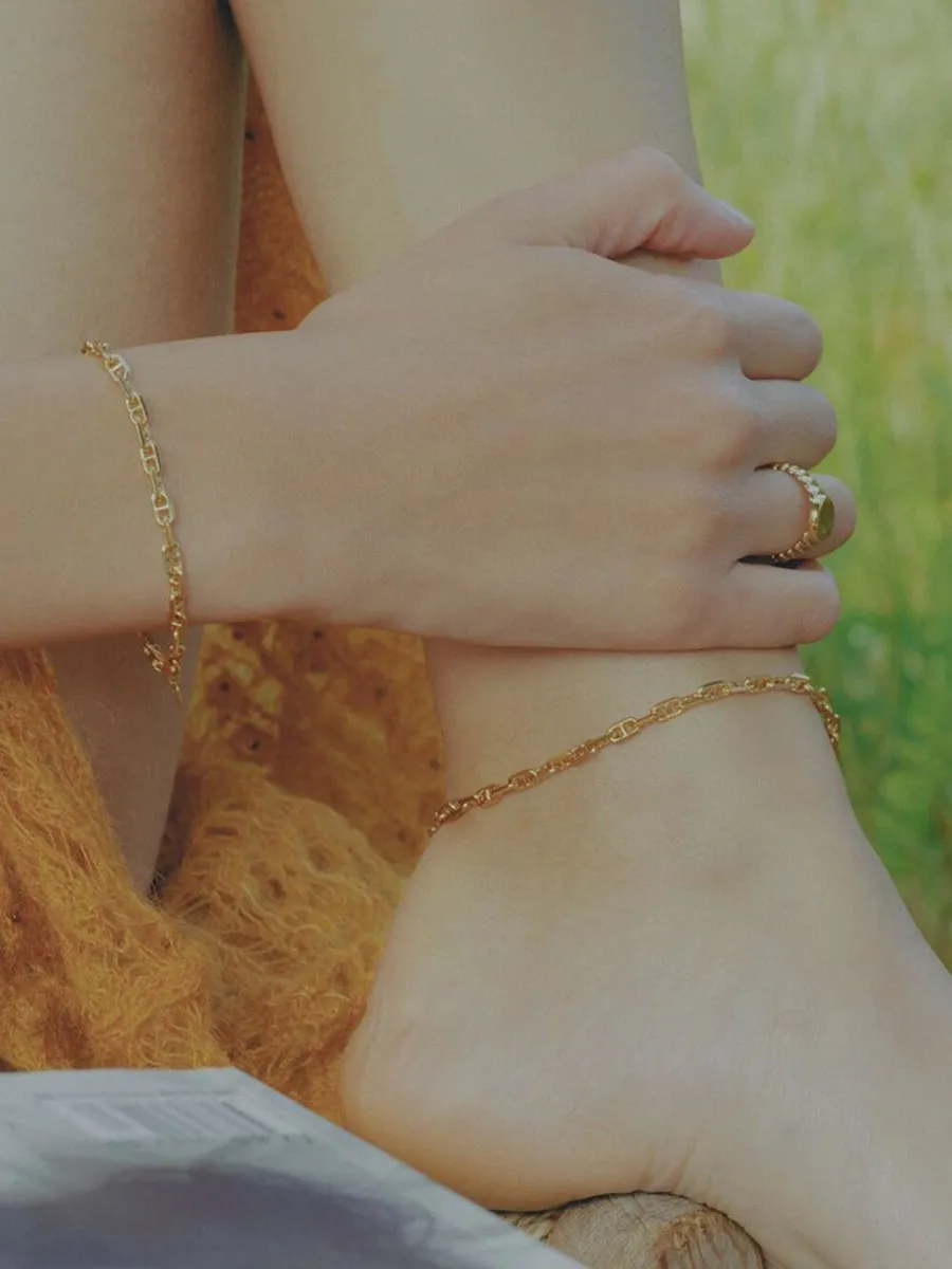 Porto Anklet - Gold