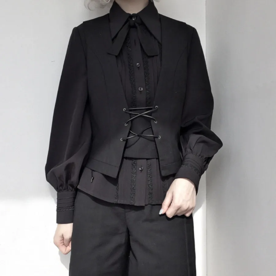 PRE-SALE Retro Elegant Little Prince Gothic Ouji Lolita Vest S22464