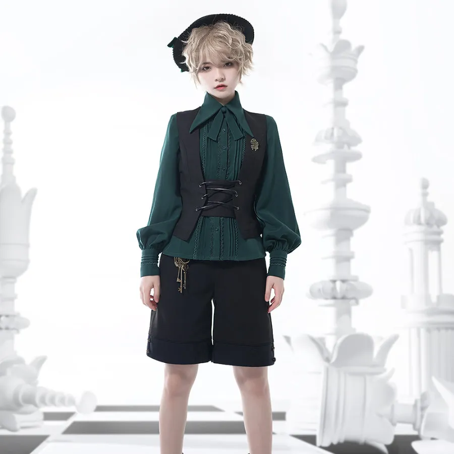 PRE-SALE Retro Elegant Little Prince Gothic Ouji Lolita Vest S22464