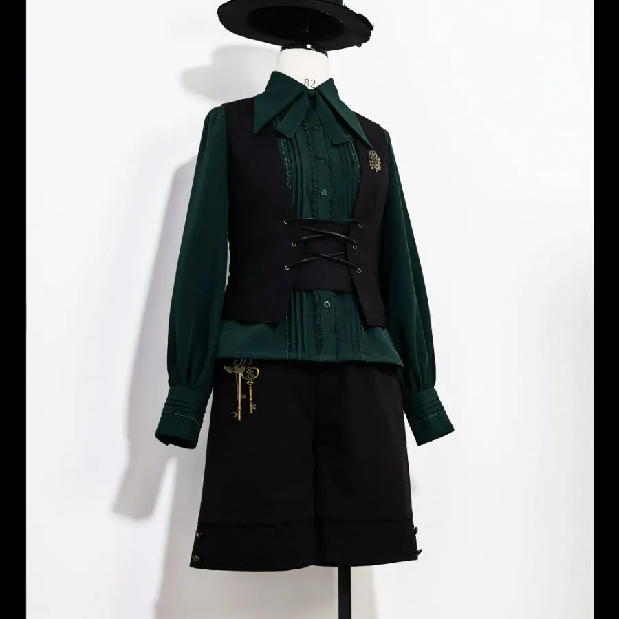 PRE-SALE Retro Elegant Little Prince Gothic Ouji Lolita Vest S22464