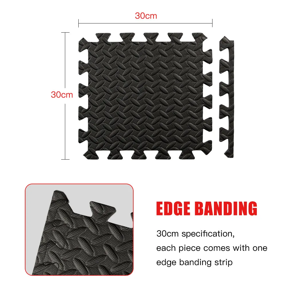 Premium Puzzle Fitness Mat – EVA Interlocking Foam Floor Tiles – Non-Slip, Durable, Waterproof – Protective Sports Flooring for Home Gym, Yoga, Kids Play Area – Easy Assembly & Customizable