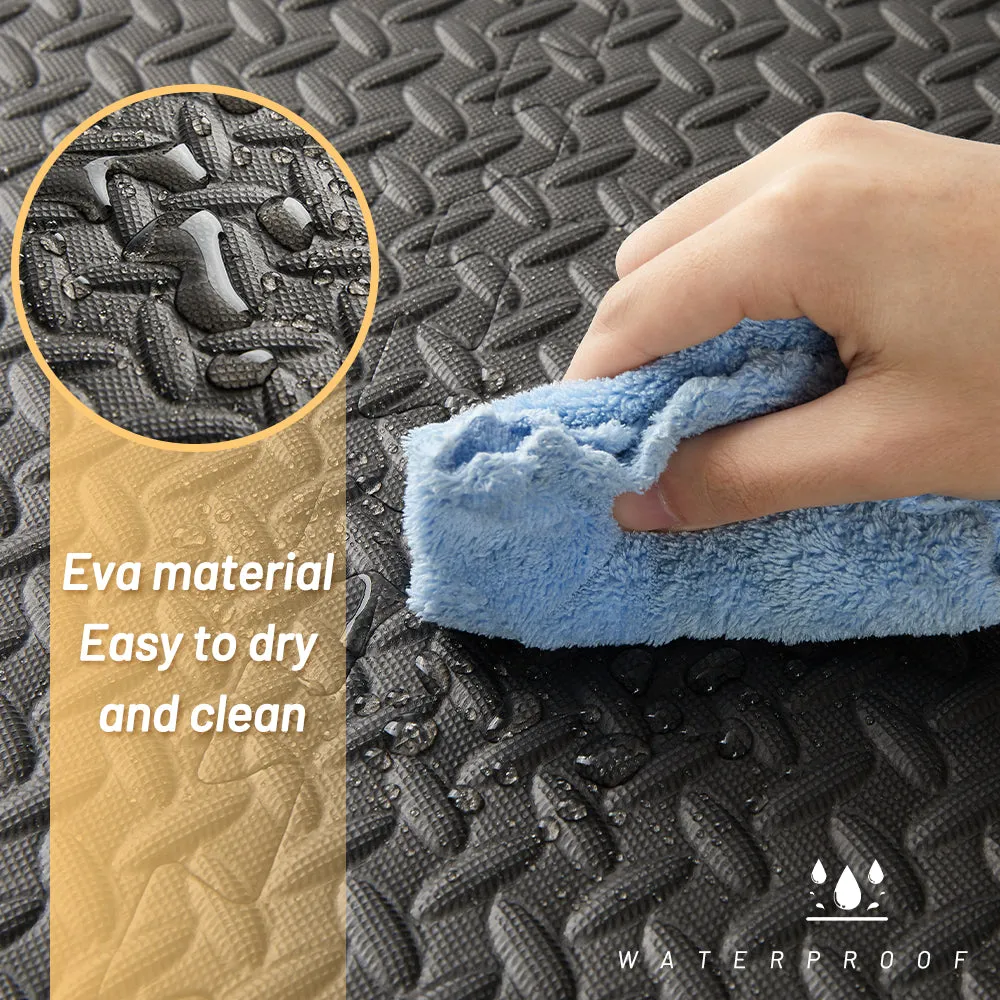 Premium Puzzle Fitness Mat – EVA Interlocking Foam Floor Tiles – Non-Slip, Durable, Waterproof – Protective Sports Flooring for Home Gym, Yoga, Kids Play Area – Easy Assembly & Customizable